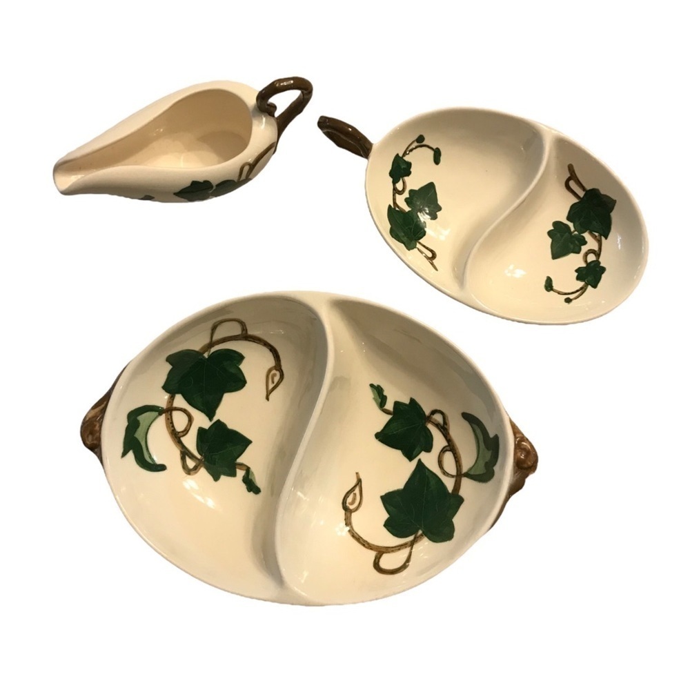 Vintage California Ivy by Metlox Poppytrail Three Piece Set - Picture 5 of 16